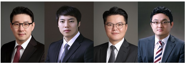 왼쪽부터 임형주, 조희우, 김시목, 김익현 변호사. 출처=법무법인 율촌